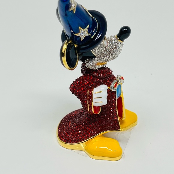 Disney Arribas Brothers Limited Edition Sorcerer Mickey Mouse Swarovski Figurine - Picture 4 of 14